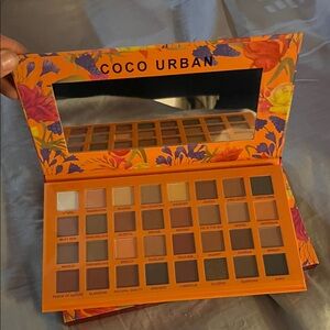 Eyeshadow Palette - Vibrant Orange Floral